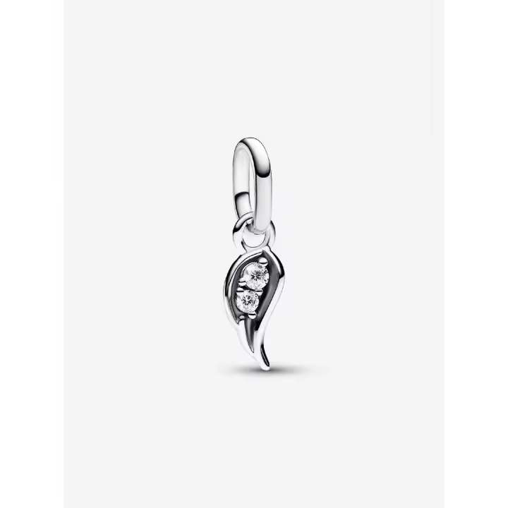 Pandora - Charm Colgante mini with Alas de Ángel brillantes de Pandora ME - Plata de Legislación - 1