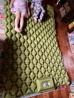 Colchón De Acampar Doble Inflable Con Almohada Y Tela Impermeable Para Senderismo Plegable Matrícula De Viaje Ligera - details 17
