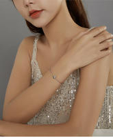 Pulsera De Mariposa Original WOSTU En Plata De Ley 925 Con Cadena De Zirconia Ajustable Para Mujer Joyería CQB197 - details 1