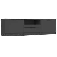 vidaXL Mueble de TV madera contrachapada 140x35x40 cm, Mueble de Salon, Mueble TV, Mueble TV salon, Mesa de TV, Mueble tele - details 3