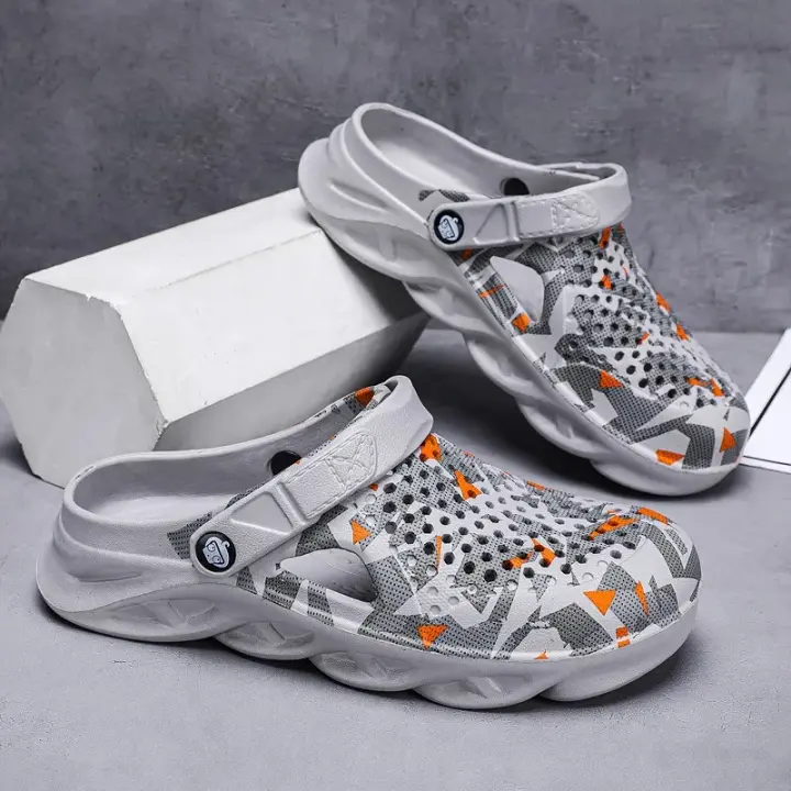 Sandalias Para Hombre Transpirables Ligeros Y Suaves De EVA Zapatillas De Jardín Moda Casual Para Parejas Zapatos De Playa - 1