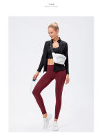 Leggings De Yoga Para Mujer Calor Invierno Elásticos Talla Completa Deporte Gimnasio Running Leggings De Poliéster Y Spandex - details 15
