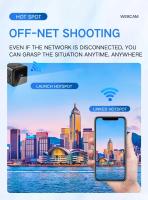 Cámara Mini IP X6 WiFi Deportiva HD 1080P Wireless Vigilancia Seguridad Batería Integrada Visión Nocturna Cámara Micro Inteligente Para El Hogar - details 2