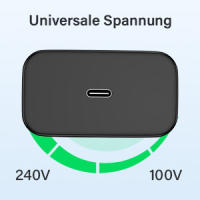 Cargador USB C de 45 W, Cargador rápido con Cable Tipo C a Tipo C, Cable Trenzado de Carga de Nailon de 2 m, Con el protocolo USB C PD, ofrece 45 W de carga súper rápida Compatible con Moviles Samsung Iphone Xiaomi y Ordenador Portátiles. Potencia de 45 W - details 6