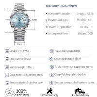 Reloj Mecánico PAGANI DESIGN 2025 DD36 Para Hombre Con Dial De Meteorito Acero Inoxidable Resistente Al Agua 10Bar Cristal De Zafiro - details 2