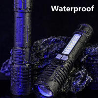 Linterna Táctica LED De Alta Potencia Con Batería Integrada Recargable Luz De Torcha Para Camping Y Senderismo Resistente Al Agua Y Choques - details 4