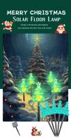 Luces Solares De Copos De Nieve LED Para Jardín Decoración De Navidad Guirnalda De Árbol De Navidad Y Paisaje Externo - details 12