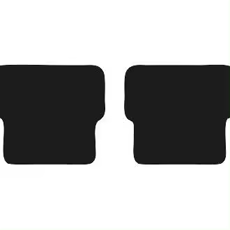 Alfombrillas traseras traseras para: Dacia Sandero III Stepway hatchback 2021- - 1