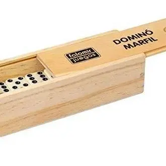Domino Marfil Caja Madera - 1