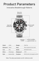 Reloj De Pulsera Deportivo Para Hombre MEGIR Lujo Negocios Caso Grande Luminoso Cronógrafo Resistente Al Agua Con Fecha - details 5