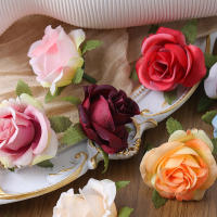 10/20/50Pcs Cabezas De Rosas Artificiales 4CM Flores Falsas Para Decoración De Hogar Boda DIY Guirnalda Regalo Accesorios - details 4