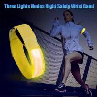 Armband LED De Batería Para Deportes Al Aire Libre Luz De Seguridad Para Correr De Noche En La Mano Rodilla Y Pies Verde Azul Rojo - details 4