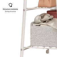 LUTODY - Perchero de pie, Zapatero, Compacto de varios niveles, Organizador de prendas y zapatos, Vertical, Tubo metal - details 2