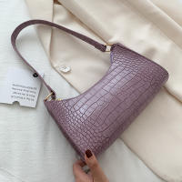 Bolso De Hombro Retro Con Patrón De Cocodrilo Para Mujer En Cuero PU Bolso De Bocina Estilo Francés Bolso De Mano Casual Monedero Tote - details 20