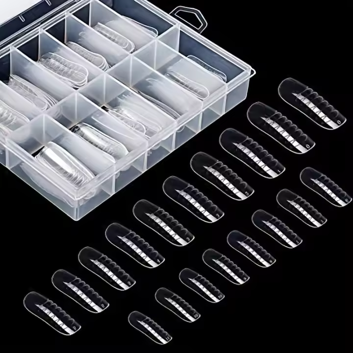 120PCS Molde Para Extensión De Uñas De Gel Art De Uñas Generador De Forma UV Para Uñas Postizas De Tépido De Uñas Artísticas - 1