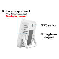 Termómetro Y Higrómetro Digital Grande LCD Medidor De Temperatura Y Humedad Para Interior Estación Meteorológica Con Sensor - details 5