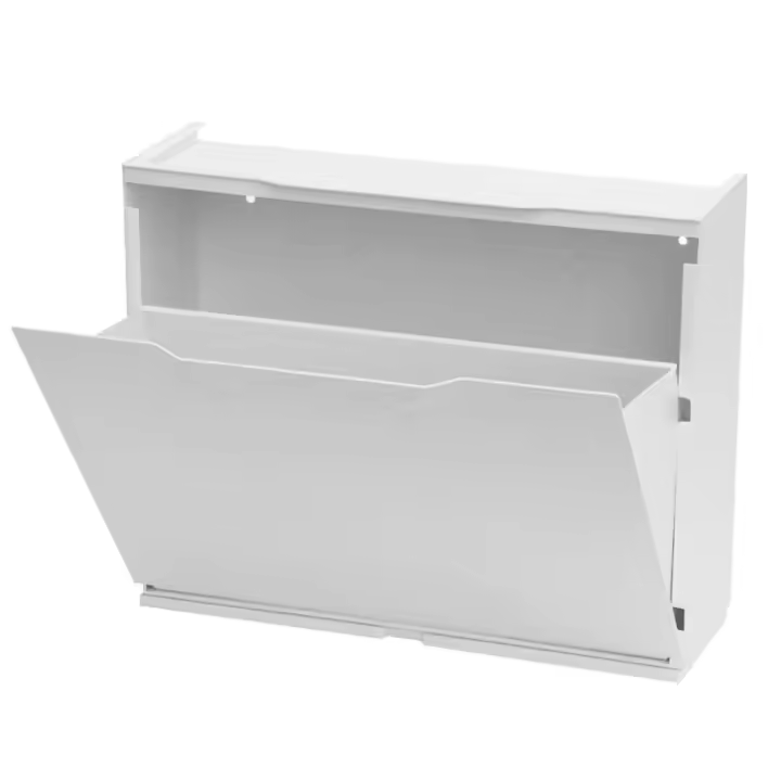 Zapatero Resina 51x17x41cm. Blanco - 1