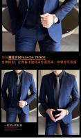 Traje De Boda Italiano Estilo Nuevo 6XL Para Hombre Conjunto De 3 Piezas (Chaleco + Chaqueta + Pantalones) Moda Negocios Formal - details 11