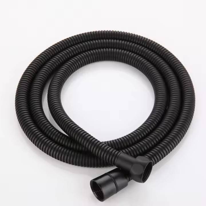 Mangueras de Ducha 1,5 m Negro mate, mangueras de Ducha de Maple inoxidable universal, cable de Ducha, a prueba de explosiones Y anti-Giro - 1