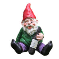 Statua De Pícaro Naútico Para Jardín Decoración De Hombre Viejo Manto Fantasma Caricatura De Pascua Ornamento Creativo Para Exteriores - details 1