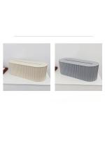 Caja de almacenamiento de cables con tapa para oficina, organizador de cables de alta capacidad, caja de gestión de cables de escritorio que ahorra espacio, 1 ud. - details 8