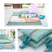 Bolsa de Viaje de Malla Portátil Set de 4 Bolsas para Ropa de Viaje Organizador de Almacenamiento de Prendas de Ropa de Baño - details 16