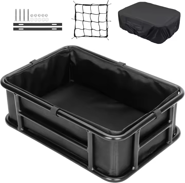 Cesta de Bicicleta Trasera Rack Deportivo para Organización y Muebles - 1