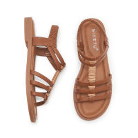 K9001-20 Nuevas Sandalias de Mujer Talla Grande con Hebilla Hueca, Suela Suave Romana, Estilo Simple y Moderno 2025 - details 4