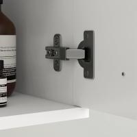 Muebles Lavabo y Espejo Columna Conjunto Muebles Pared 3 Piezas Estilo Morno Blanco - details 8