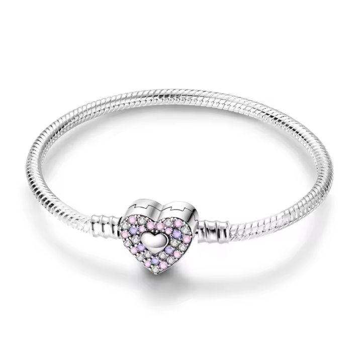 Pulsera estrella de mar concha copo de nieve base cadena encanto cuentas hecho a mano - 1