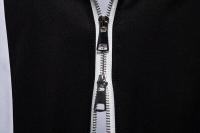 Camisas de manga larga con cierre para hombre, camisas informales para hombre, diseño de documentos, blanco y negro, escritorio de negocios y trabajo, moda de primavera - details 7