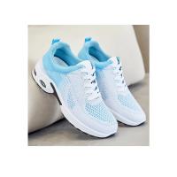Zapatillas de correr transpirables con cordones para mujer, zapatillas deportivas con cojín de aire y malla ligera, zapatillas de entrenamiento para deportes al aire libre - details 11