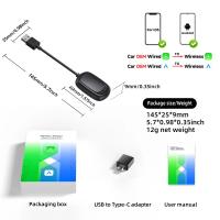 Adaptador CarPlay inalámbrico para iPhone de Apple, cable Dongle a inalámbrico, USB, Plug and Play, Dongle para coche - details 16
