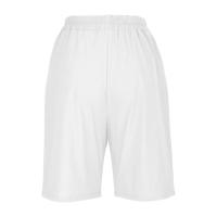 Pantalones Cortos de Lino y Algodón para Mujer Color Sólido, Cintura Suelta, Bolsillo, Botón, Moda Casual - details 51