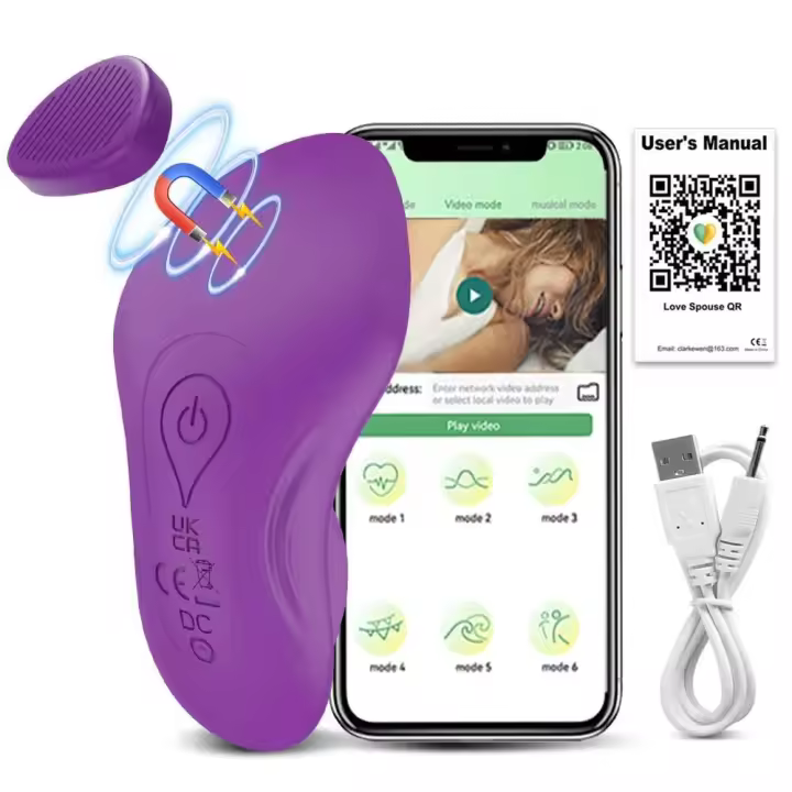 Leten APP Vibrador portátil para mujeres Control Bluetooth Huevo Estimulador de clítoris Desgaste magnético Vibrador Masturbador femenino Juguetes sexuales Adultos - 1