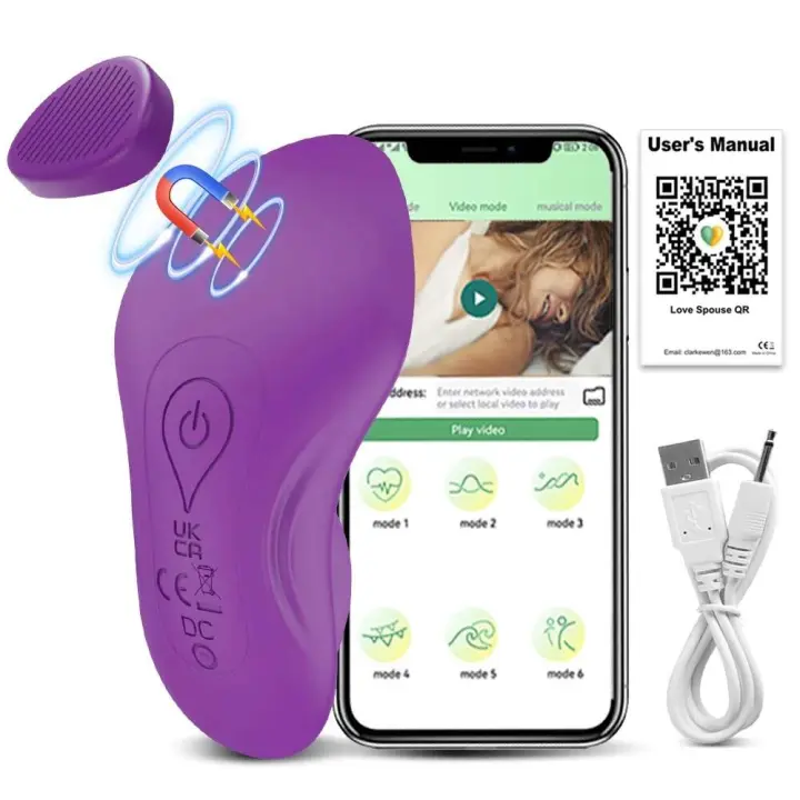 Leten APP Vibrador portátil para mujeres Control Bluetooth Huevo Estimulador de clítoris Desgaste magnético Vibrador Masturbador femenino Juguetes sexuales Adultos - 1