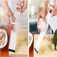 Rebanador de ajo y verduras de Abs ajustable, cortador de zanahoria de acero inoxidable 2 en 1 - details 6