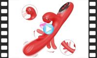 Vibrador de punto G para mujer, estimulador de clítoris 3 en 1, Juguetes sexuales, productos para mujer, vibradores de conejo para adultos, 2025 - details 1