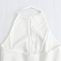 Ouwu Top de Verano para Mujer Joyería con Lazo, Decoración, Cuello Colgante, Top sin Mangas, Bonito Top con Tirantes 2025 - details 7