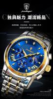 Reloj multifuncional de marca suiza para hombre nuevo reloj de cuarzo de moda a prueba de agua - details 2