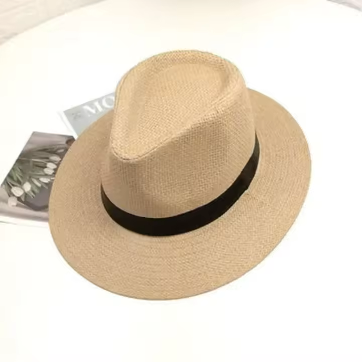 Gorras Panamá Vintage Havana Hechas a Mano Sombreros de Playa Modernos Americanos Olive a Prueba de UV para Hombres y Mujeres - 1