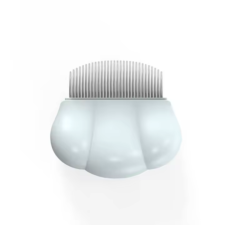 Cepillo de aseo para mascotas duradero, 3 uds., todas las longitudes de cabello, cepillo removedor de pelo con forma de concha autolimpiante, peine ergonómico para mascotas, herramientas de desprendimiento - 1