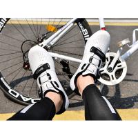 Zapatillas de ciclismo de carretera para hombre y mujer, zapatos planos de velocidad para bicicleta de montaña, con calas Spd y Pedal, novedad - details 13