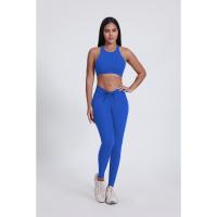 Leggings de cintura alta para fitness, pantalones de yoga elásticos para mujer, ropa deportiva, leggings ajustados para fitness - details 9