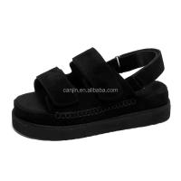 Nuevos tacones altos, sandalias de cuero para mujer, zapatillas HI Summer Gold Star, zapatos de suela gruesa True Bull, Putian de calidad - details 6