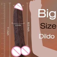 Leten-consolador grande realista para mujer, pene enorme y grueso, tapón Anal, masturbación vaginal, juguetes para adultos, herramientas sexuales - details 5