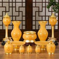 Buda de Jade Liuli en Casa Ofrenda Interior con Sutra del Corazón y Flor de Loto - details 22