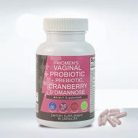 Probióticos vaginales para mujeres + prebióticos 20 mil millones de pastillas de arándano 30,000 mg con D-mannosa 500 mg para el equilibrio de la salud del tracto urinario - Vitaminas para mujeres para la salud vaginal - details 4