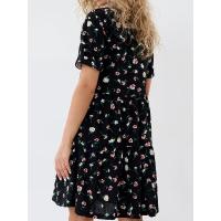 Nuevo vestido casual estampado de moda con cuello redondo y manga corta - details 2