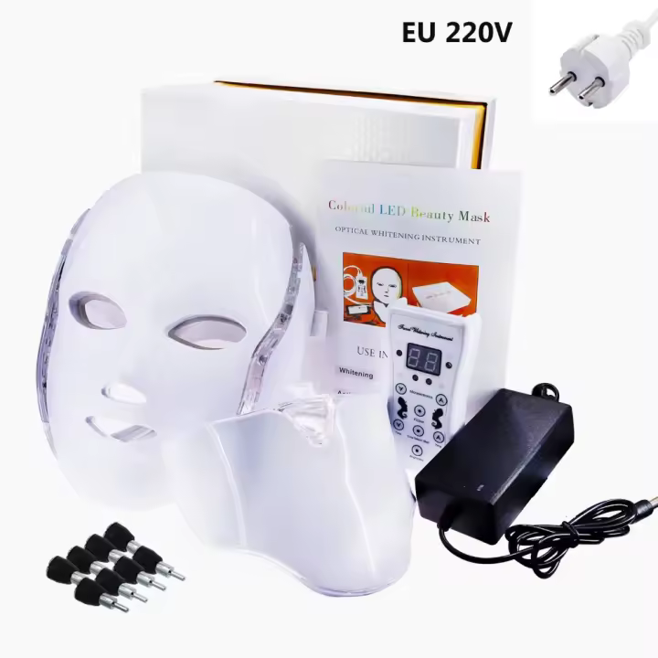 Máscara LED para Cuidado Facial Dispositivo de Tratamiento Antiacné Rejuvenecimiento de la Piel - 1